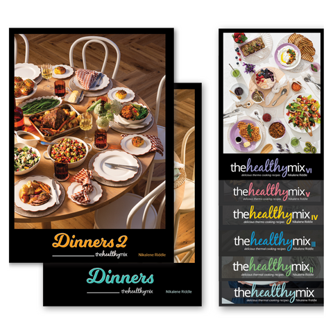 PREORDER - The Healthy Mix Cookbook Collection (I, II, III, IV, V & VI + Dinners 1 & 2)