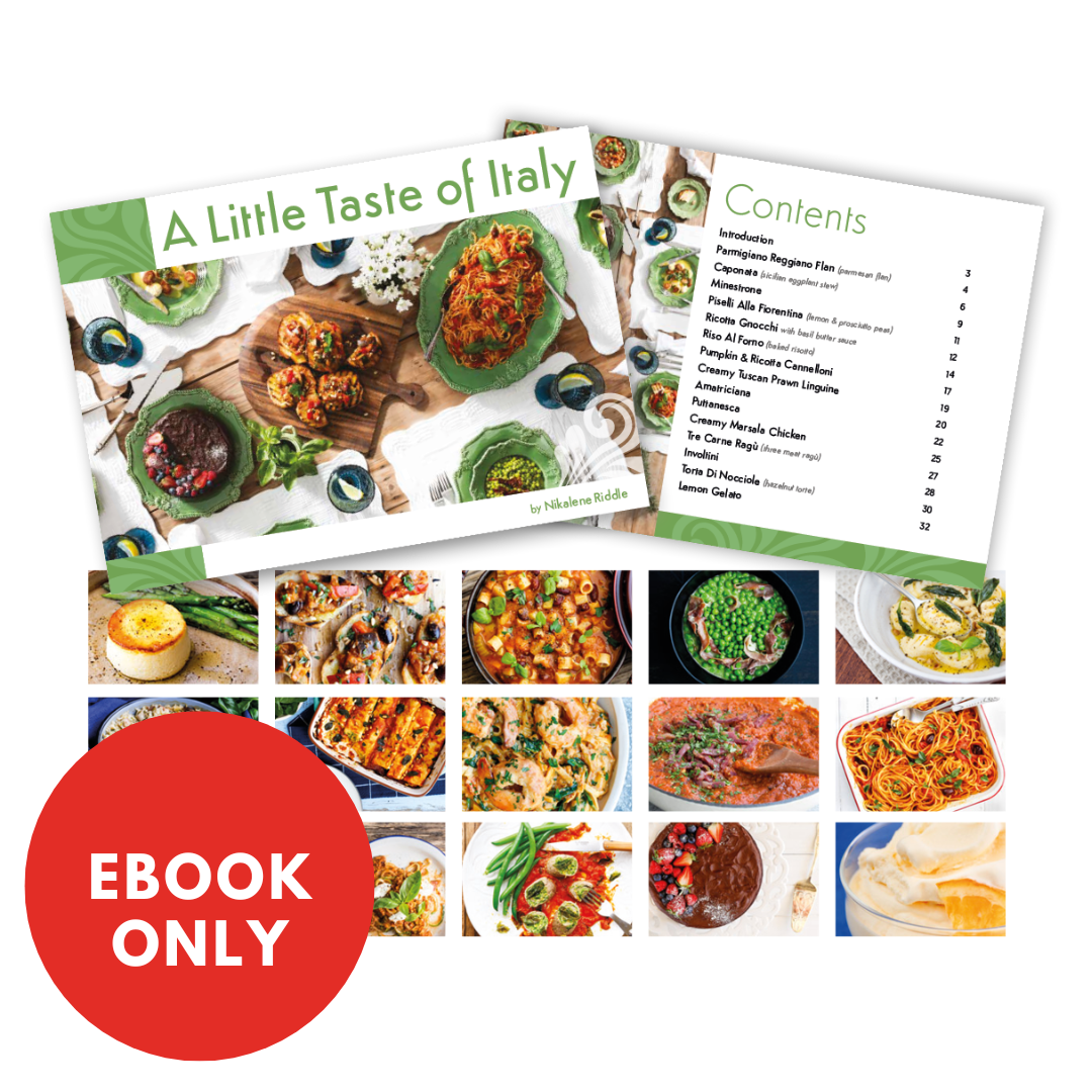A Little Taste of Italy eBook Skinnymixers Shop