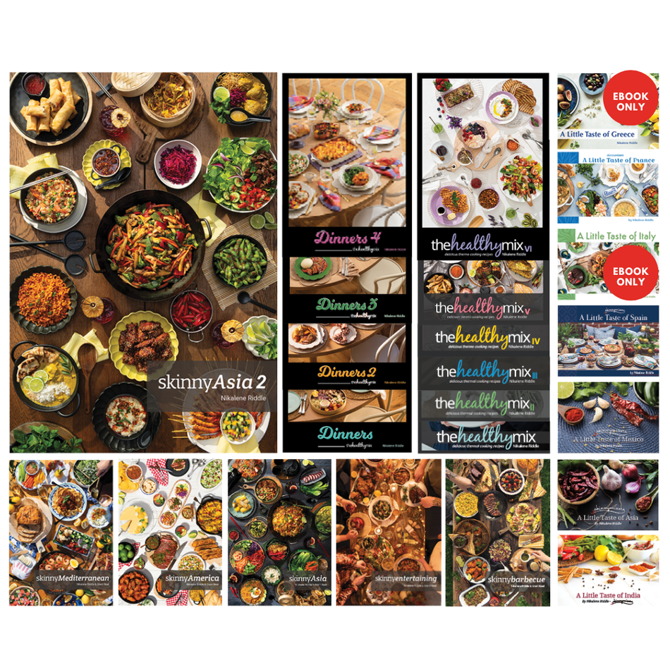 Complete Skinnymixers Print Collection - 21 Cookbooks - PRESALE