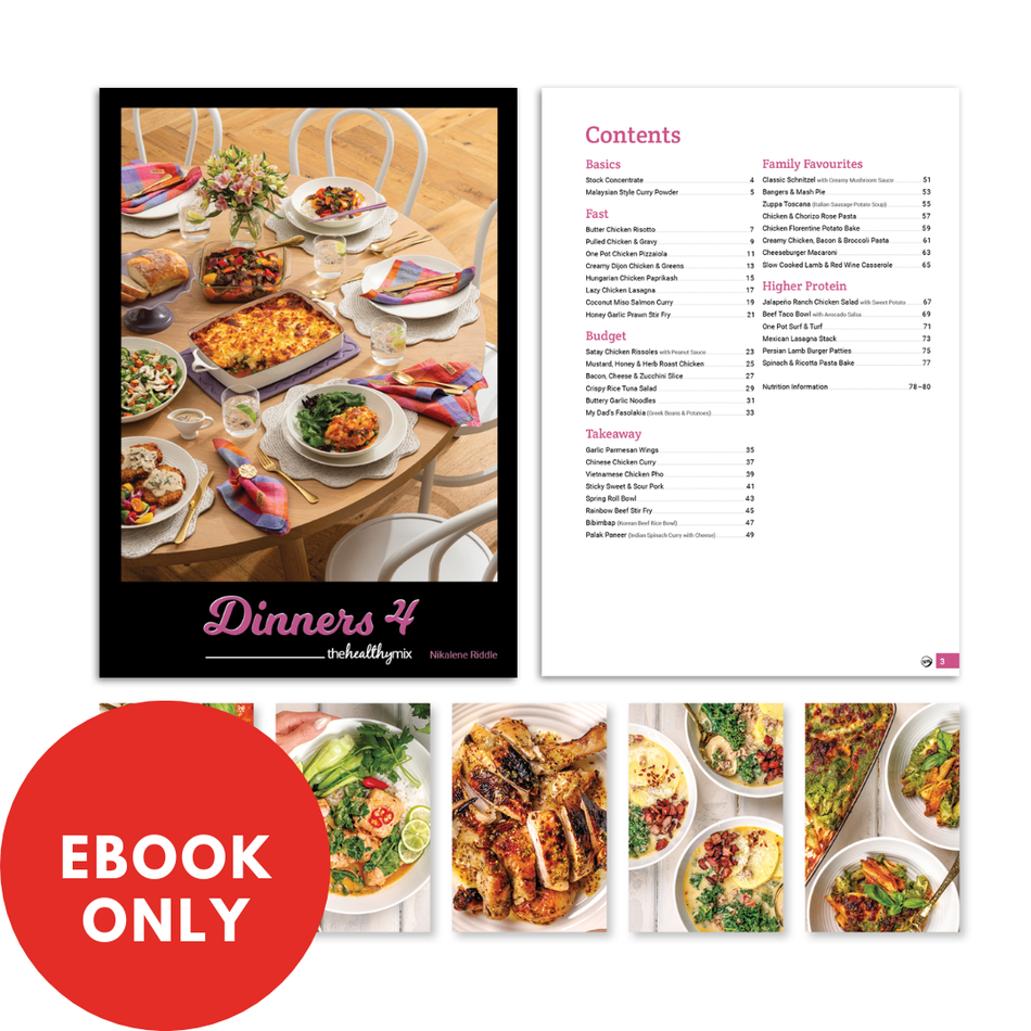 The Healthy Mix Dinners 4 e-book