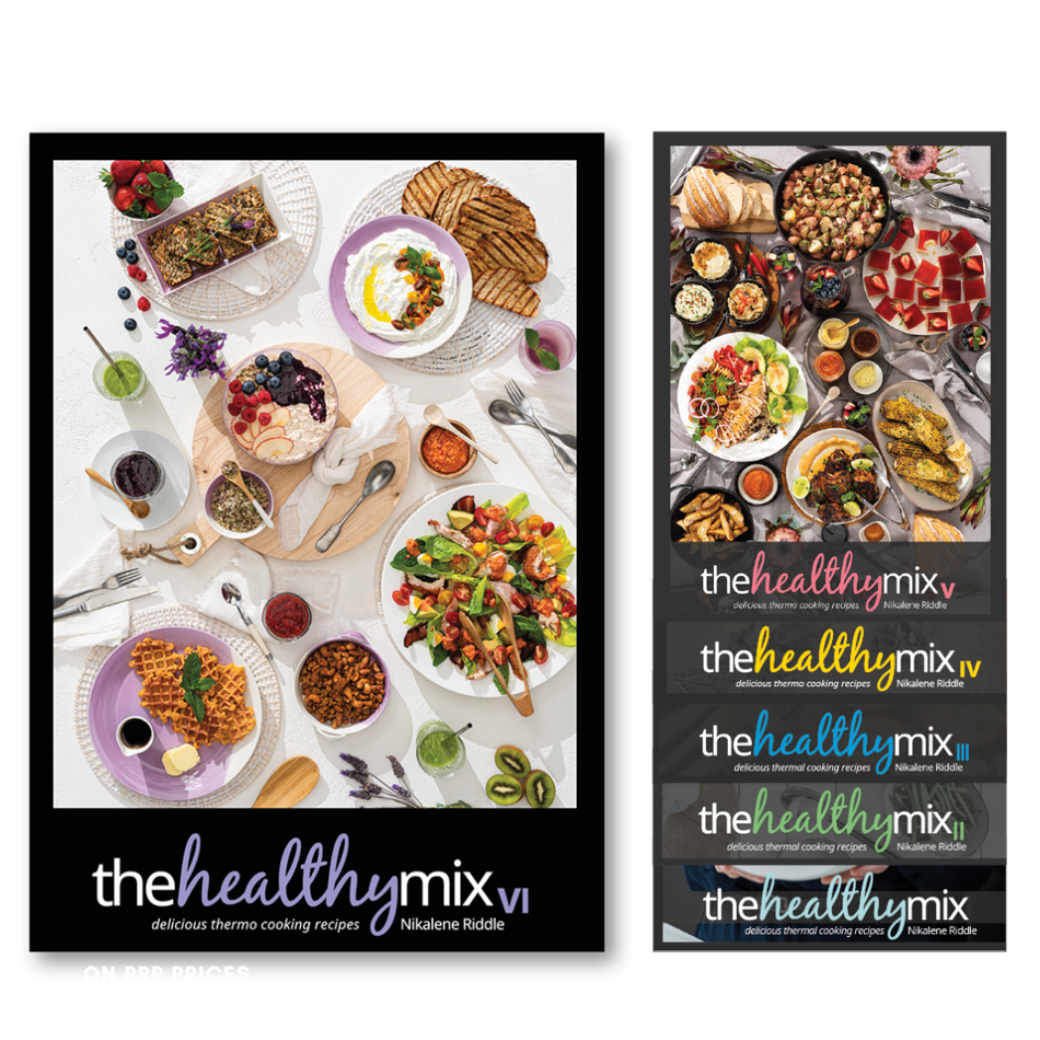 The Healthy Mix Cookbook Collection (I, II, III, IV, V & VI)